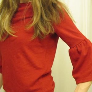 Red Zara top
